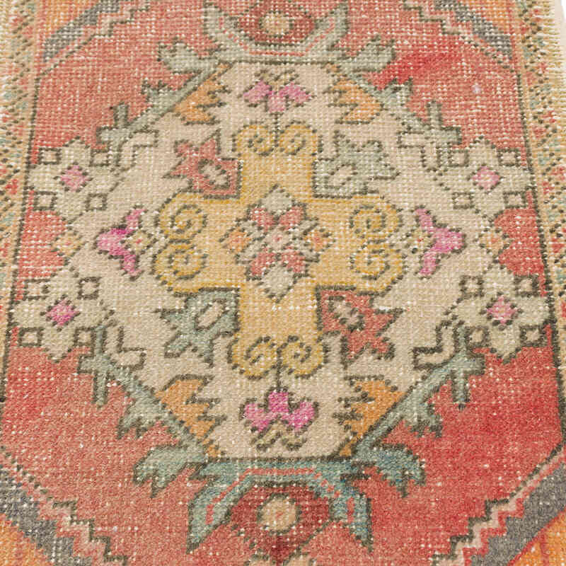 Alfombra Vintage Turca Anudada a Mano - 51 cm x 86 cm - K0076403