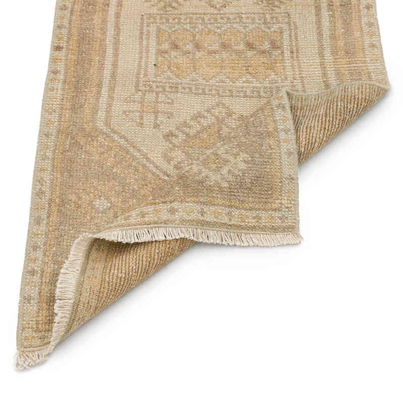 Alfombra Vintage Turca Anudada a Mano - 46 cm x 86 cm - K0076409