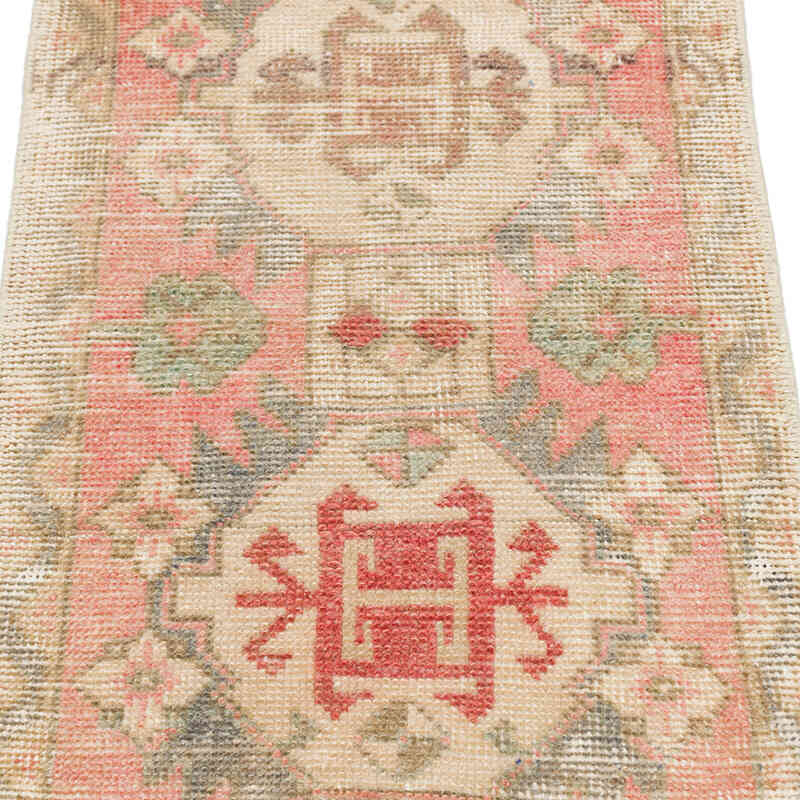 Vintage Turkish Hand-Knotted Rug - 1' 6" x 2' 10" (18" x 34") - K0076413