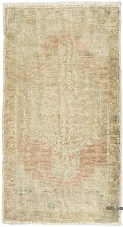 Vintage Turkish Hand-Knotted Rug - 1' 10" x 3' 3" (22" x 39")