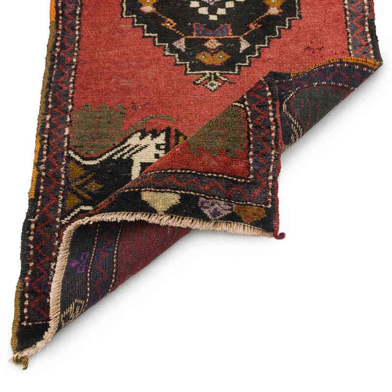 El Dokuma Vintage Halı - 48 cm x 115 cm - K0076421