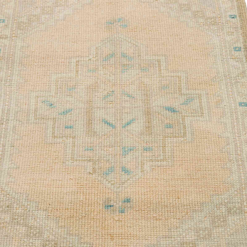 Vintage Turkish Hand-Knotted Rug - 1' 8" x 3' 2" (20" x 38") - K0076422