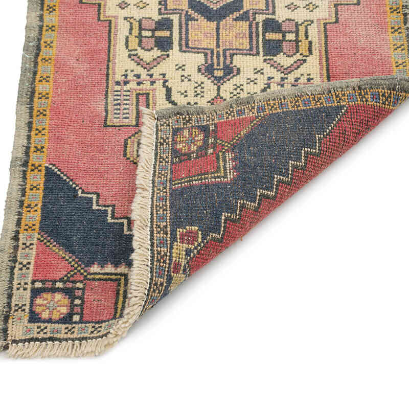 El Dokuma Vintage Halı - 53 cm x 128 cm - K0076425