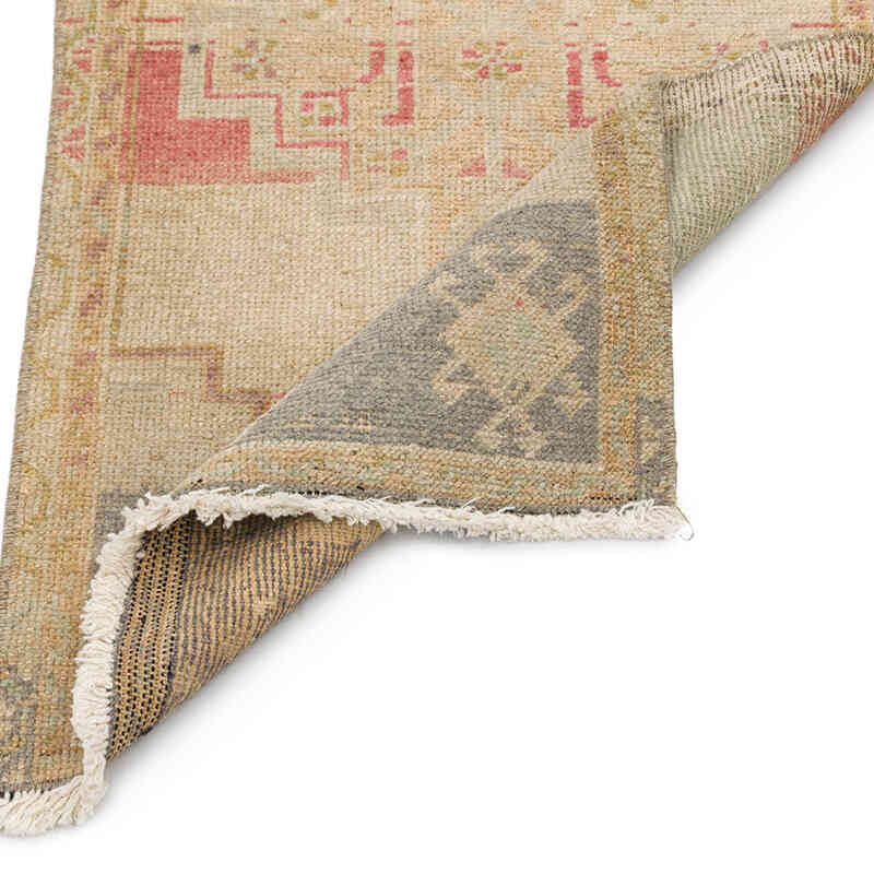 Alfombra Vintage Turca Anudada a Mano - 51 cm x 87 cm - K0076427