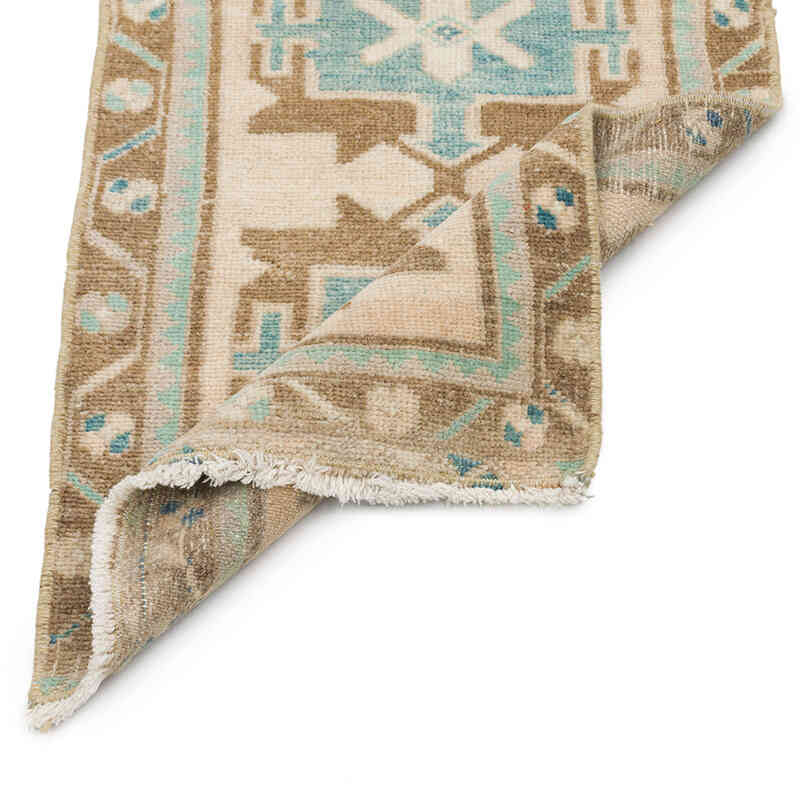 Vintage Turkish Hand-Knotted Rug - 1' 6" x 3' 1" (18" x 37") - K0076437