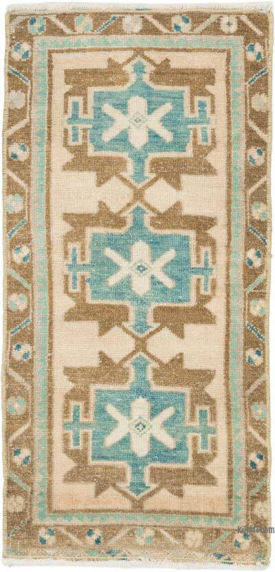 El Dokuma Vintage Halı - 45 cm x 94 cm