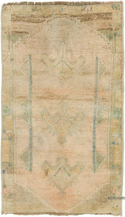 Alfombra Vintage Turca Anudada a Mano - 45 cm x 78 cm