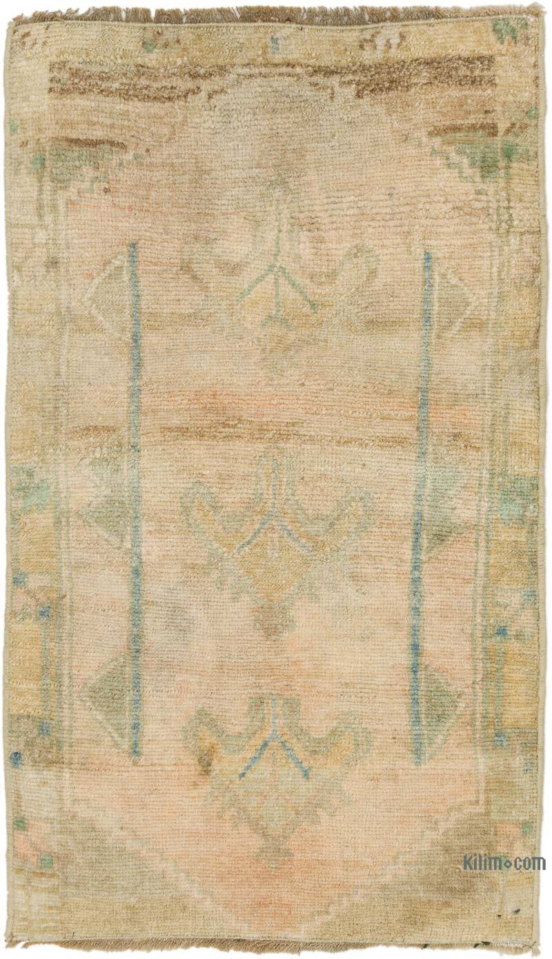 Vintage Turkish Hand-Knotted Rug - 1' 6" x 2' 7" (18" x 31") - K0076440