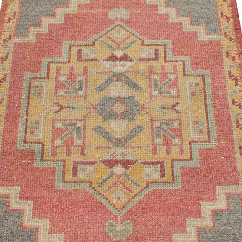 Alfombra Vintage Turca Anudada a Mano - 50 cm x 87 cm - K0076443