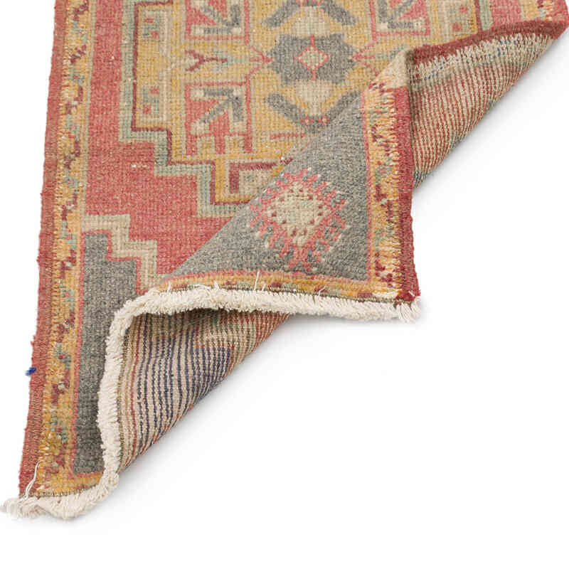 Alfombra Vintage Turca Anudada a Mano - 50 cm x 87 cm - K0076443