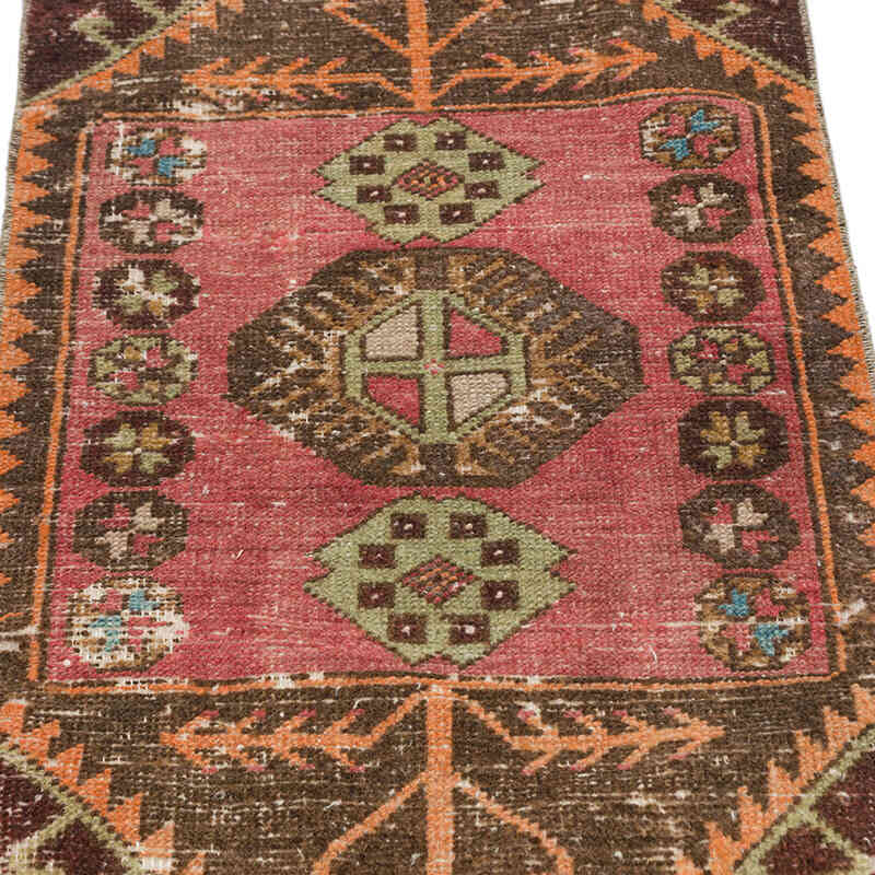 Vintage Turkish Hand-Knotted Rug - 1' 6" x 3' 1" (18" x 37") - K0076444