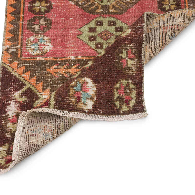 Vintage Turkish Hand-Knotted Rug - 1' 6" x 3' 1" (18" x 37") - K0076444