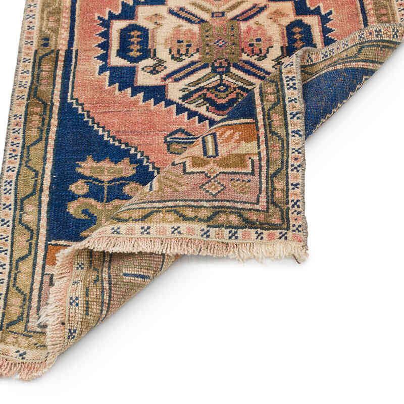 Alfombra Vintage Turca Anudada a Mano - 59 cm x 110 cm - K0076447