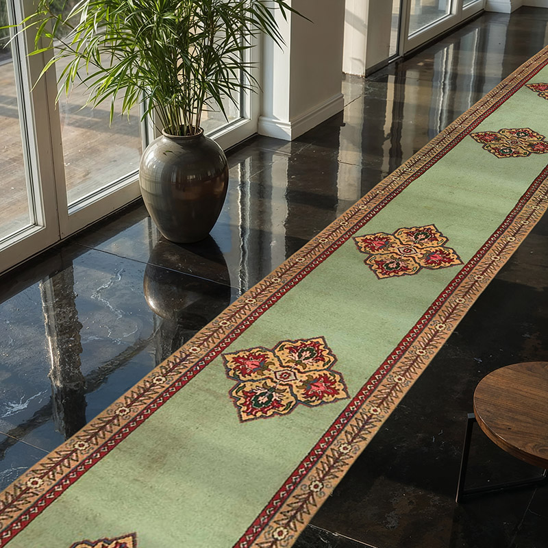 Alfombra Turca Vintage de pasillo - 88 cm x 762 cm - K0076450