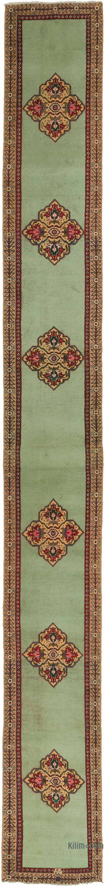 Alfombra Turca Vintage de pasillo - 88 cm x 762 cm - K0076450
