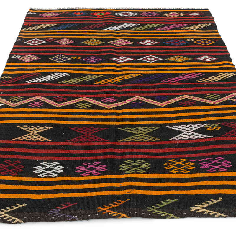 Alfombra Vintage Anatolian Kilim - 122 cm x 156 cm - K0076451