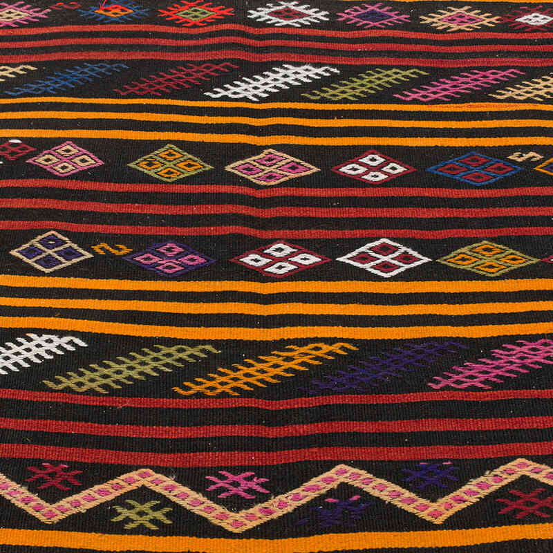 Alfombra Vintage Anatolian Kilim - 122 cm x 156 cm - K0076451