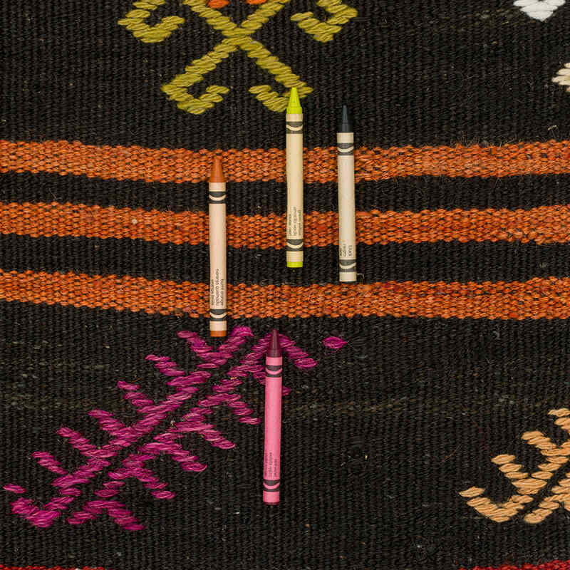Alfombra Vintage Anatolian Kilim - 131 cm x 126 cm - K0076452