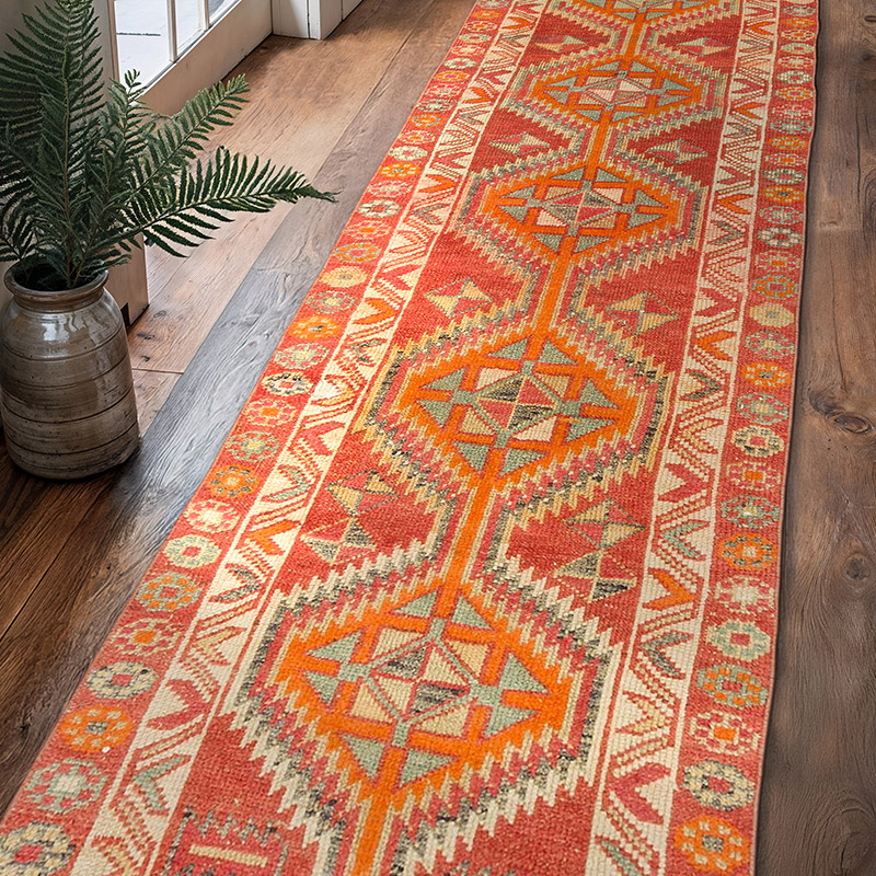 Vintage Anadolu Yolluk - 82 cm x 300 cm - K0076455