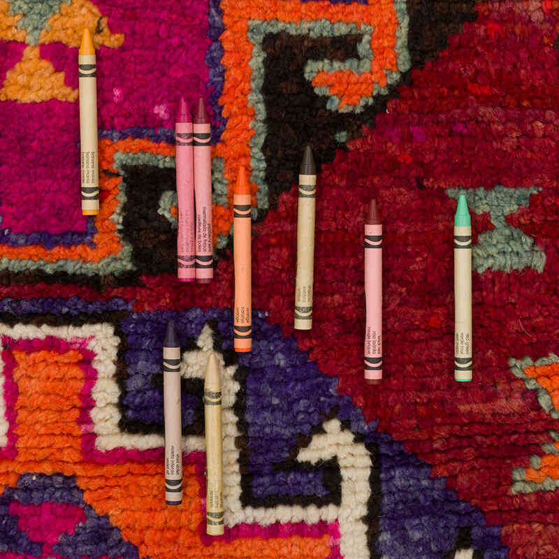 Vintage Tribal Runner Rug - 3'  x 11' 11" (36" x 143") - K0076462