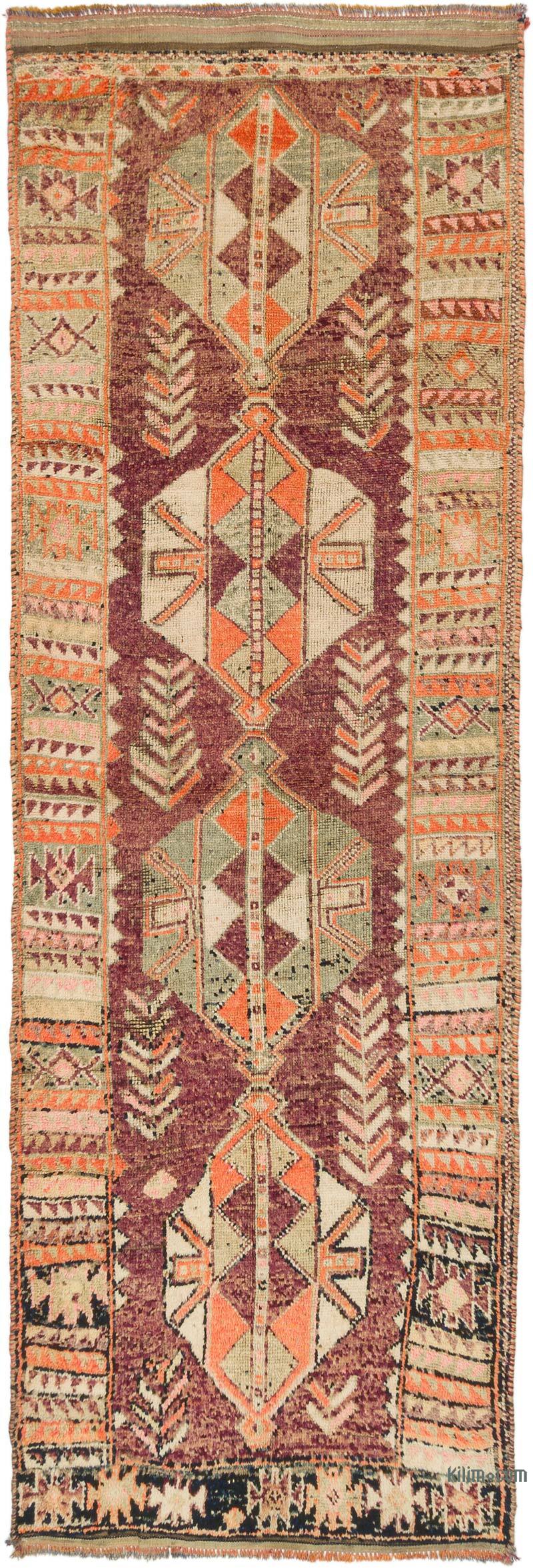 Vintage Tribal Runner Rug - 4'  x 11' 8" (48" x 140") - K0076464