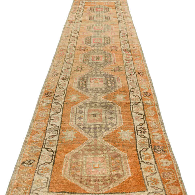 Alfombra Vintage de pasillo - 80 cm x 360 cm - K0076466