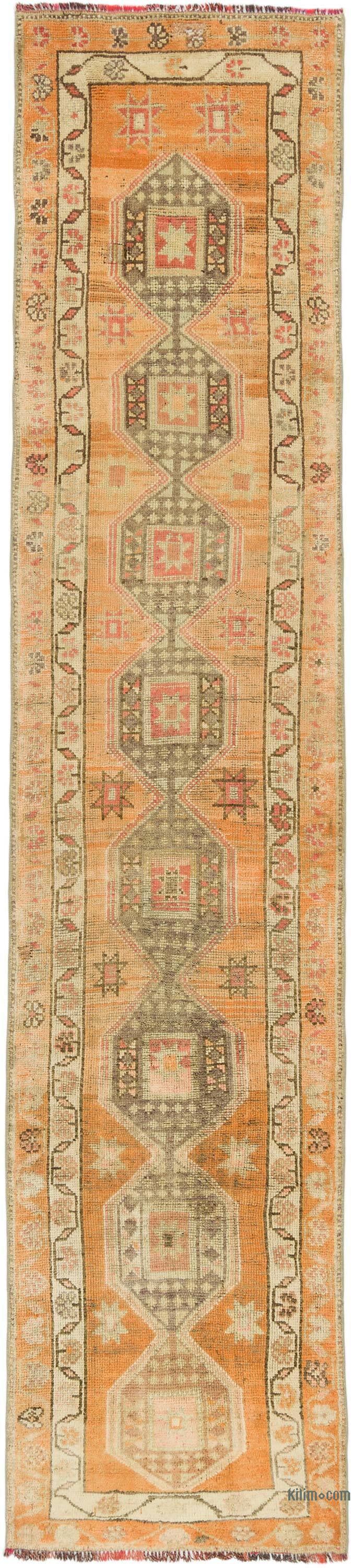 Alfombra Vintage de pasillo - 80 cm x 360 cm - K0076466