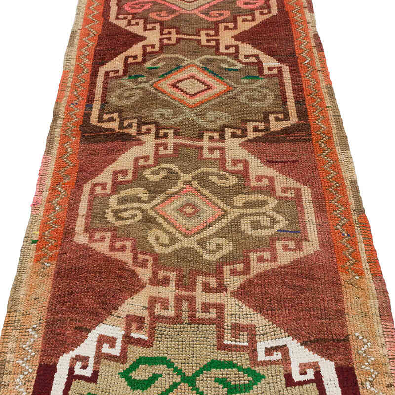 Vintage Tribal Runner Rug - 2' 7" x 10' 6" (31" x 126") - K0076468