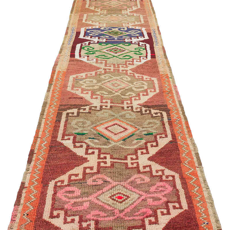 Vintage Tribal Runner Rug - 2' 7" x 10' 6" (31" x 126") - K0076468