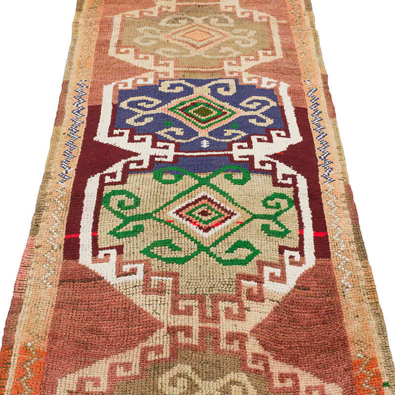Vintage Tribal Runner Rug - 2' 7" x 10' 6" (31" x 126") - K0076468