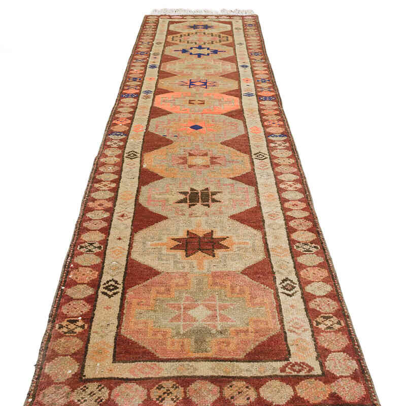 Vintage Anadolu Yolluk - 77 cm x 314 cm - K0076469