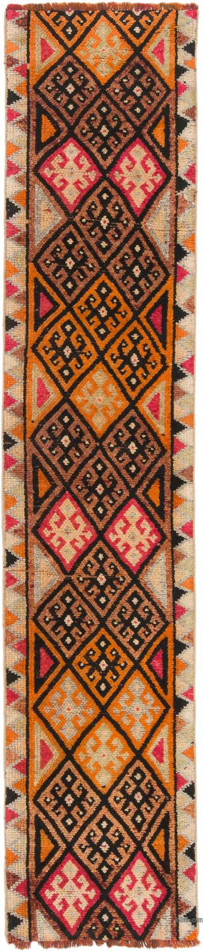 Vintage Tribal Runner Rug - 2' 4" x 11' 2" (28" x 134")
