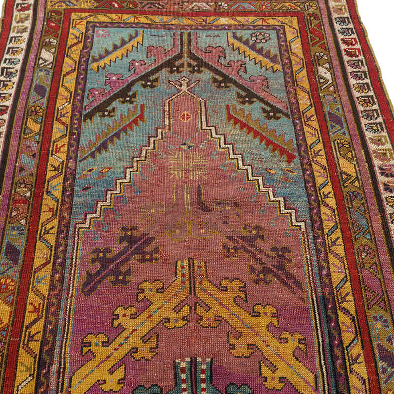 Antika Mucur El Dokuması Halı - 114 cm x 167 cm - K0076476