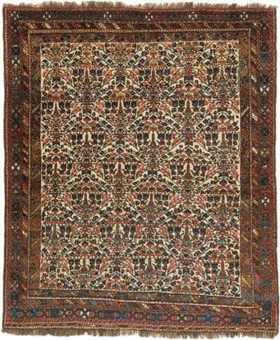 El Dokuma Vintage Halı - 143 cm x 164 cm