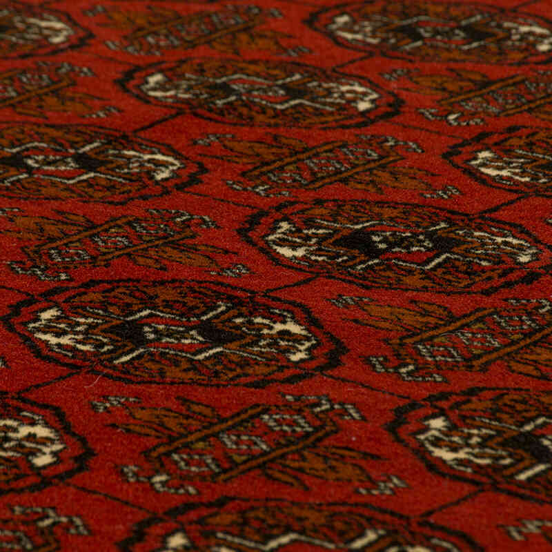 Alfombra Turcomana Antigua Anudada a Mano - 115 cm x 157 cm - K0076479