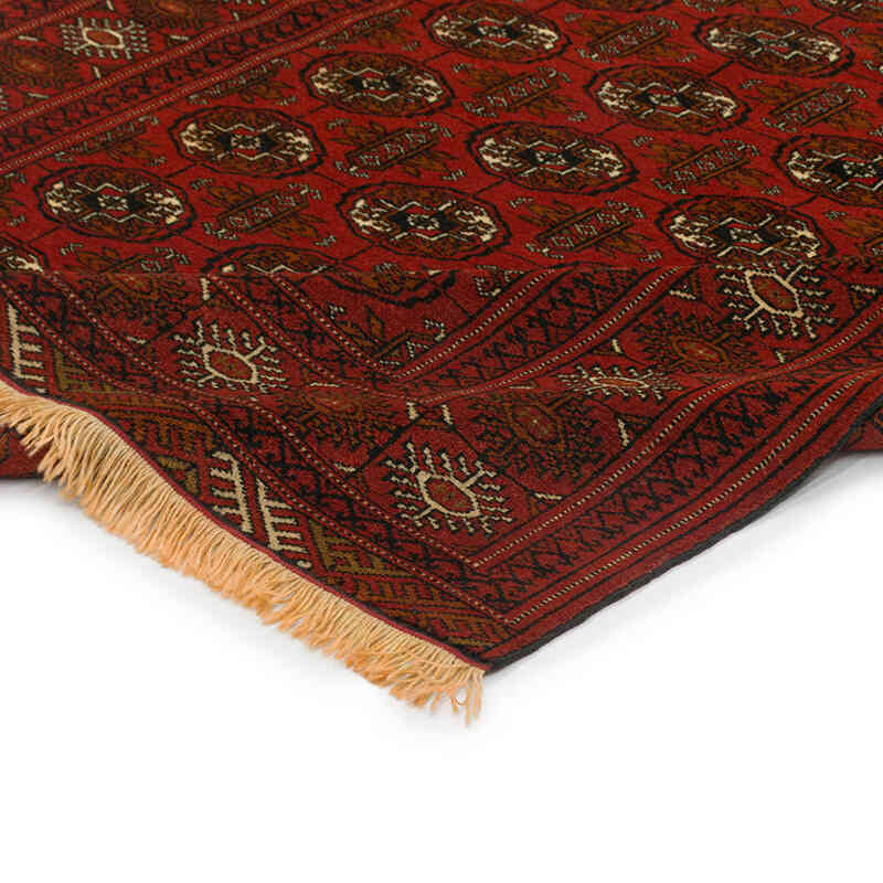 Alfombra Turcomana Antigua Anudada a Mano - 115 cm x 157 cm - K0076479