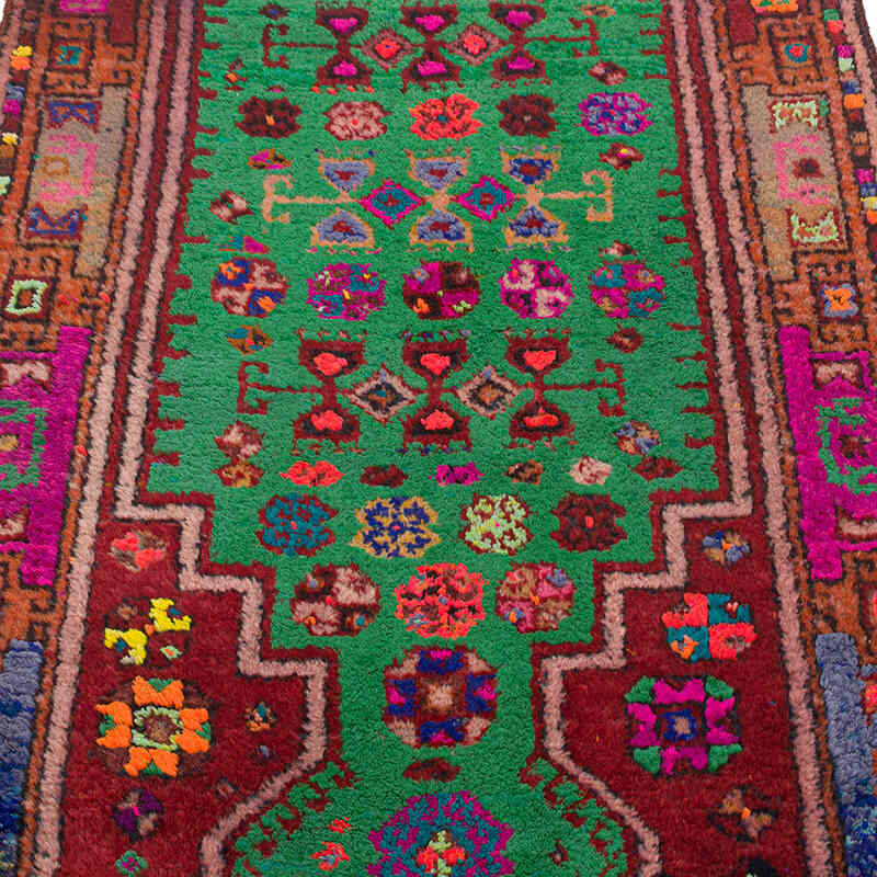 Alfombra Vintage Turca Anudada a Mano - 85 cm x 147 cm - K0076480