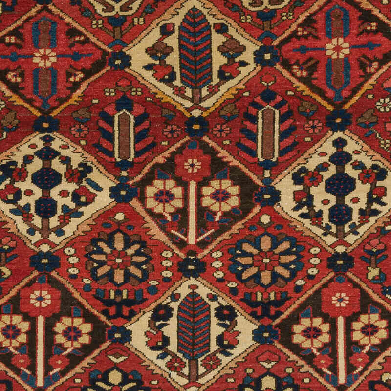 Vintage Hand-Knotted Oriental Rug - 5' 2" x 6' 9" (62" x 81") - K0076481