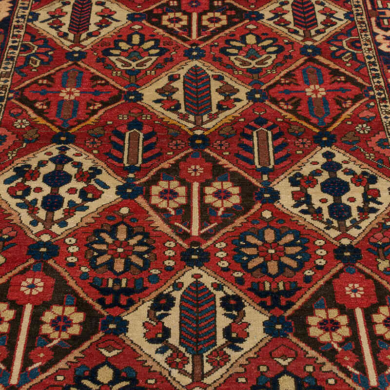 Vintage Hand-Knotted Oriental Rug - 5' 2" x 6' 9" (62" x 81") - K0076481