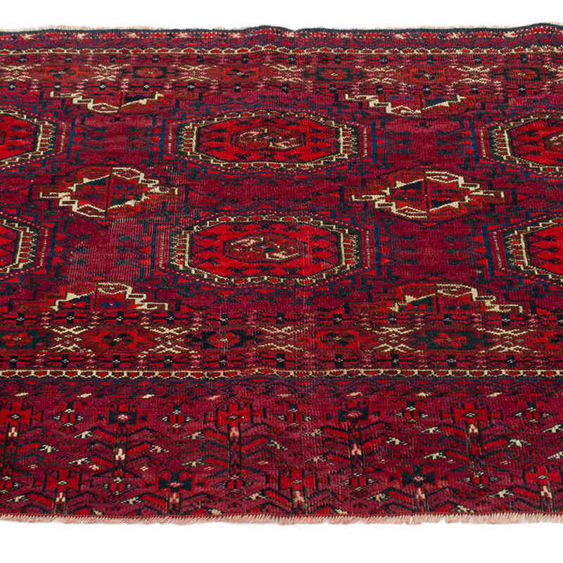 Antika Türkmen Halı - 124 cm x 70 cm - K0076482