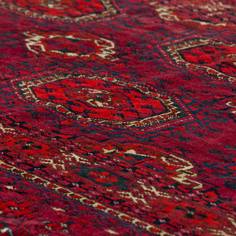 Antika Türkmen Halı - 124 cm x 70 cm - K0076482