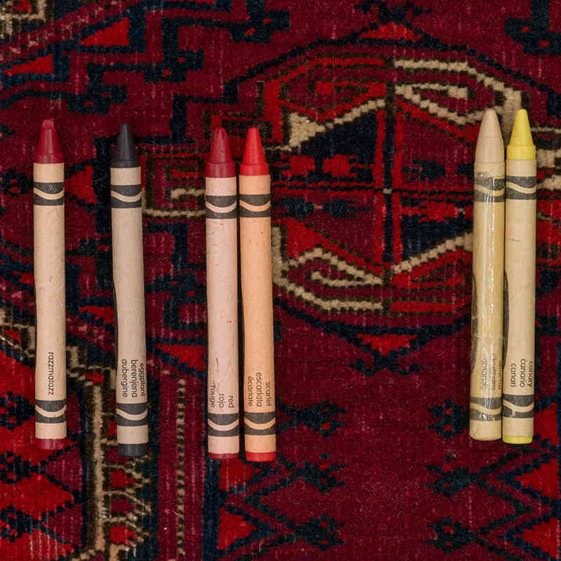 Antika Türkmen Halı - 124 cm x 70 cm - K0076482