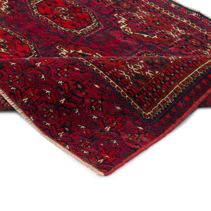 Antika Türkmen Halı - 124 cm x 70 cm - K0076482