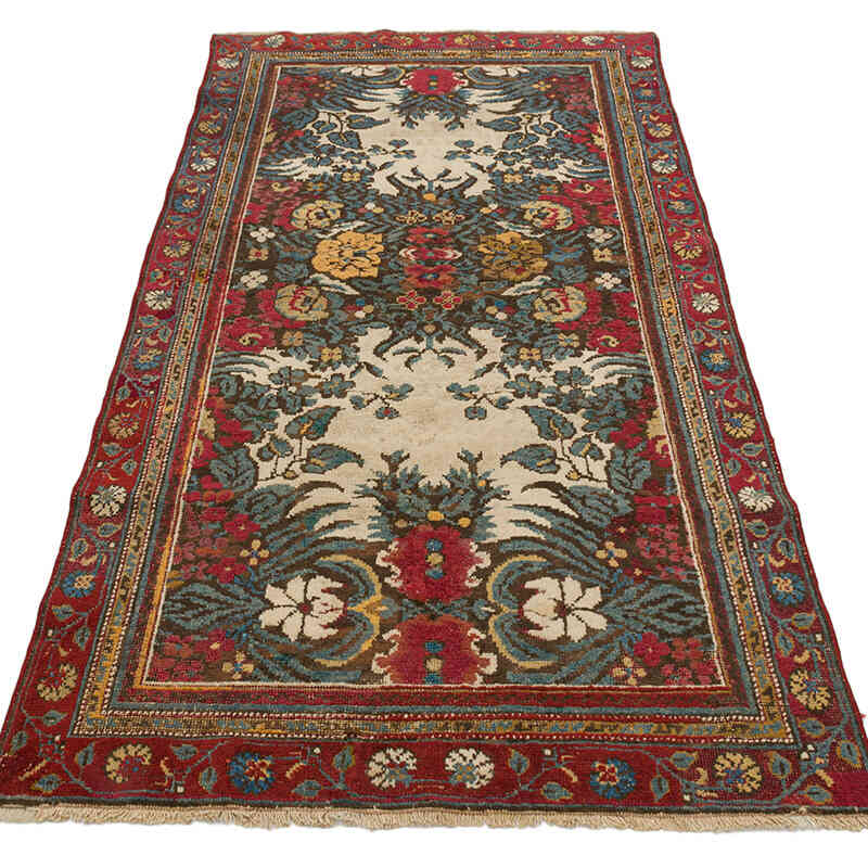 El Dokuma Vintage Halı - 84 cm x 165 cm - K0076484