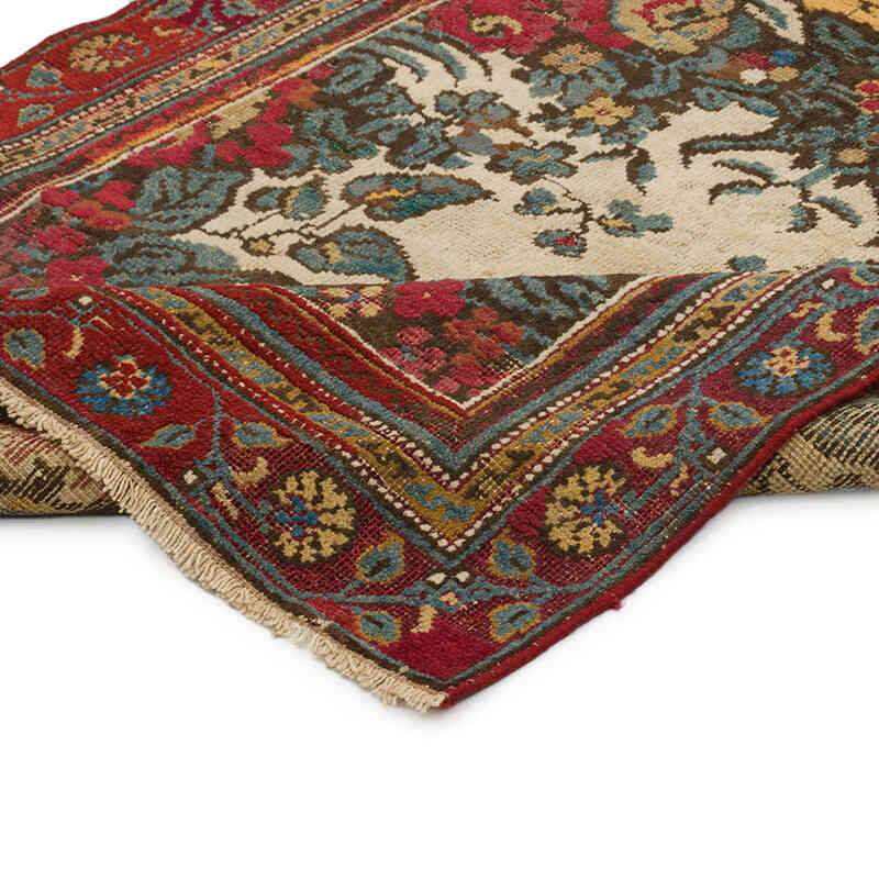 El Dokuma Vintage Halı - 84 cm x 165 cm - K0076484