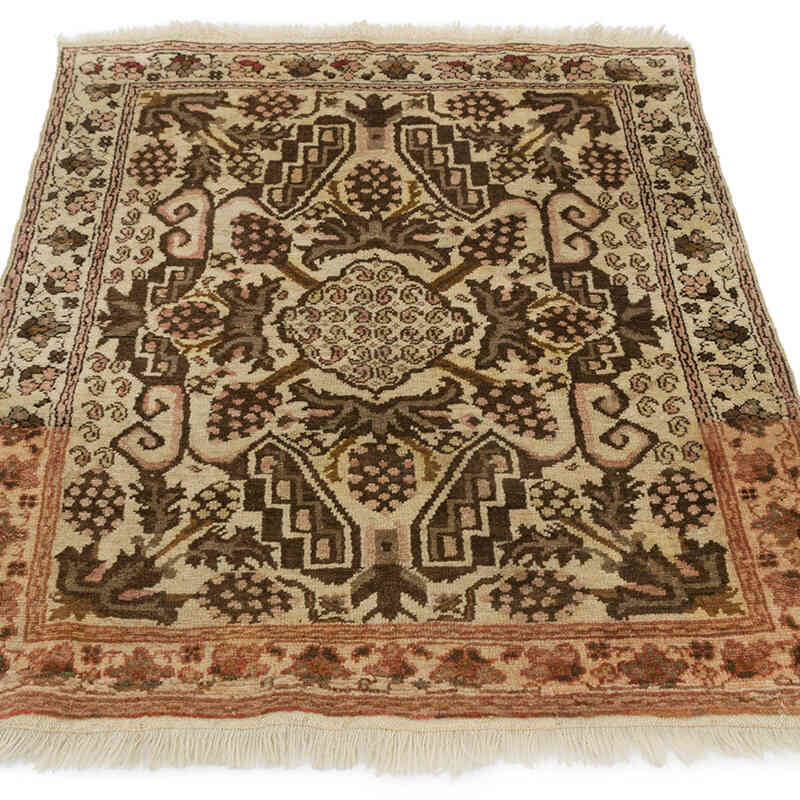 Vintage Turkish Hand-Knotted Rug - 2' 8" x 3' 5" (32" x 41") - K0076487