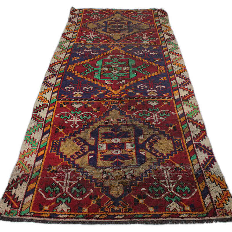 Vintage Anadolu Yolluk - 125 cm x 305 cm - K0076505