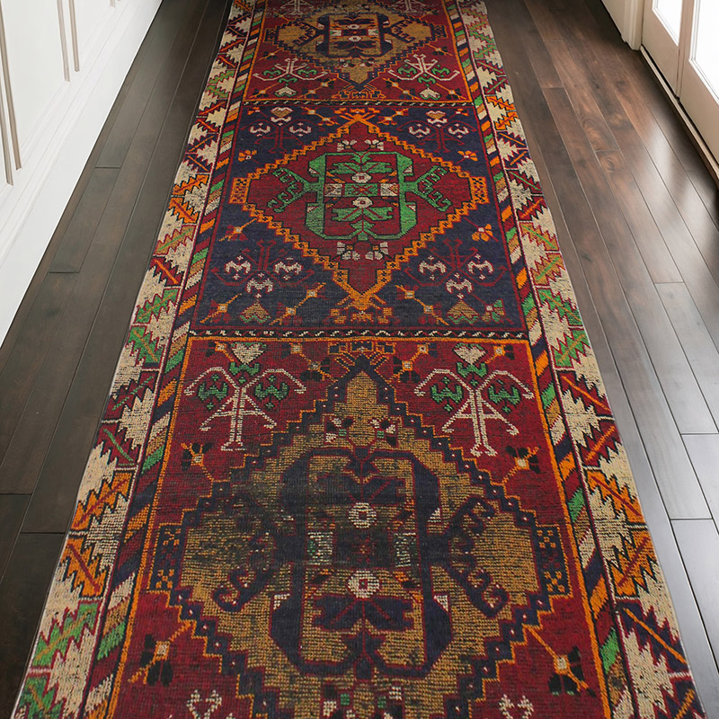 Vintage Anadolu Yolluk - 125 cm x 305 cm - K0076505