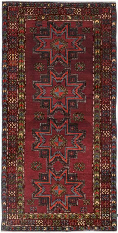 Vintage Turkish Hand-Knotted Runner - 3' 11" x 8'  (47" x 96")