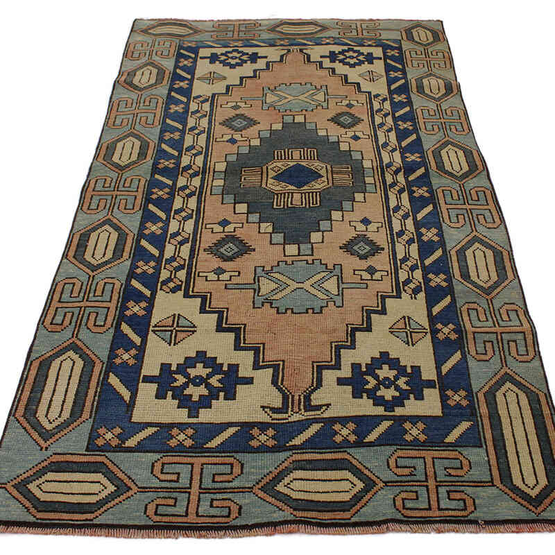 Vintage Turkish Hand-Knotted Runner - 3' 7" x 6' 6" (43" x 78") - K0076508